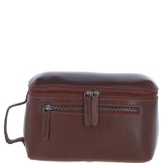 Ashwood Leather Brown Classic Washbag