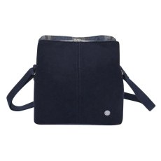 Earth Squared Navy Plain Wool Logan Bag Earth Squared Navy Plain Wool Logan Bag