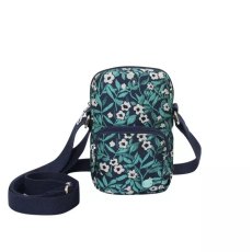 Earth Squared Teal Jacquard Phone Pouch
