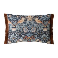 William Morris At Home Strawberry Thief Blue Cushions William Morris At Home Strawberry Thief Blue Cushions