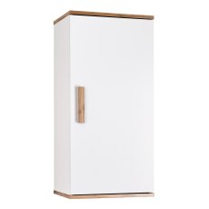 Showerdrape Nola Bamboo White Single Wall Cabinet