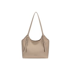 David Jones Buckle Strap Shoulder Bag Warm Taupe David Jones Buckle Strap Shoulder Bag Warm Taupe