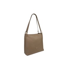 David Jones Textured Shoulder Bag Taupe David Jones Textured Shoulder Bag Taupe