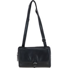 Ashwood Leather X-Body Shoulder Bag Black Ashwood Leather X-Body Shoulder Bag Black