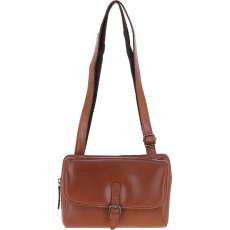 Ashwood Leather X-Body Shoulder Bag Tan