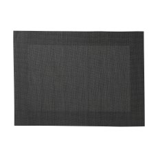Maxwell Williams Accents Wide Border Placemat Charcoal Maxwell Williams Accents Wide Border Placemat Charcoal