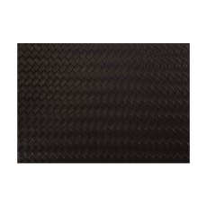 Maxwell Williams Accents Leather Look Placemat Black Plait