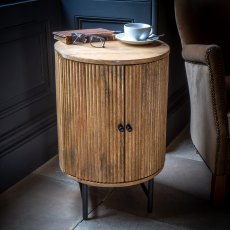 Fluted Ridge Lamp Table Fluted Ridge Lamp Table