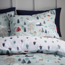Bianca Brushed Winter Scene Duvet Cover Set