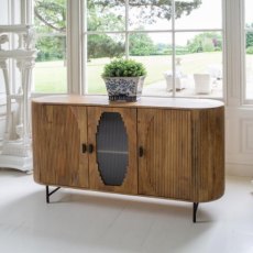 Fluted Ridge 3 Door Sideboard