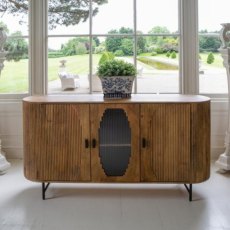 Fluted Ridge 3 Door Sideboard