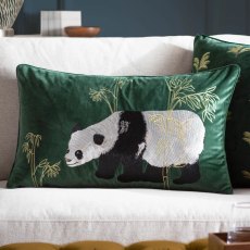 Paoletti Chuan Tranquil Panda Emerald Feather Filled Cushion Paoletti Chuan Tranquil Panda Emerald Feather Filled Cushion