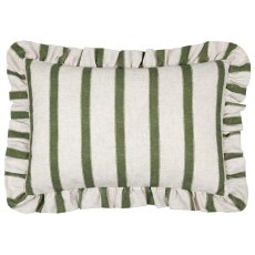 Paoletti Connie Moss Striped Ruffle Cushion Paoletti Connie Moss Striped Ruffle Cushion