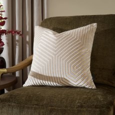 Paoletti Evoke Cut Oyster Velvet Cushion Paoletti Evoke Cut Oyster Velvet Cushion