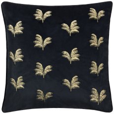 Paoletti Guilded Palms Black Embroidered Cushion Paoletti Guilded Palms Black Embroidered Cushion