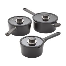 Judge Vista Ceramic 3 Piece Draining Saucepan Set