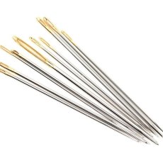 Hobby Gift Woodblock Floral Pack of 6 Gold Eye Tapestry Hand Needles Hobby Gift Woodblock Floral Pack of 6 Gold Eye Tapestry Hand Needles