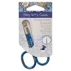 Hobby Gift Woodblock Floral Embroidery Scissors
