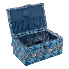 Hobby Gift Woodblock Floral Sewing Box Hobby Gift Woodblock Floral Sewing Box