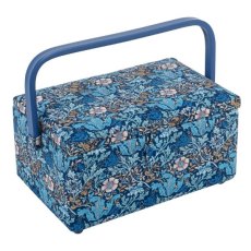 Hobby Gift Woodblock Floral Sewing Box Hobby Gift Woodblock Floral Sewing Box