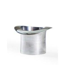 McGowan Rutherford Polished Aluminium Top Hat Ice Bucket