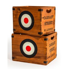 McGowan Rutherford Wooden "Carnaby Street" LP Record Storage