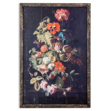 McGowan Rutherford Antiqued Boho Floral Wall Print McGowan Rutherford Antiqued Boho Floral Wall Print