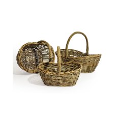 McGowan Rutherford Rustic Woven Picker Baskets McGowan Rutherford Rustic Woven Picker Baskets