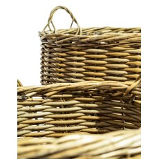 McGowan Rutherford Rustic Woven Log Baskets McGowan Rutherford Rustic Woven Log Baskets
