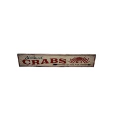 McGowan Rutherford "Steamed Crabs" Wooden Wall Sign McGowan Rutherford "Steamed Crabs" Wooden Wall Sign