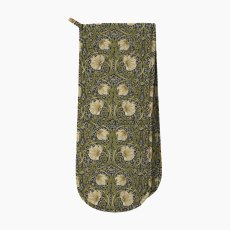 William Morris Double Oven Glove Pimpernel Charcoal William Morris Double Oven Glove Pimpernel Charcoal