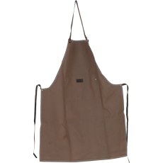 Ashwood Leather Fenland Canvas Leather Apron Mud/Grey Ashwood Leather Fenland Canvas Leather Apron Mud/Grey