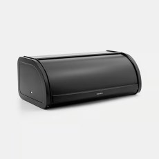 Brabantia Matt Black Roll Top Bread Bin