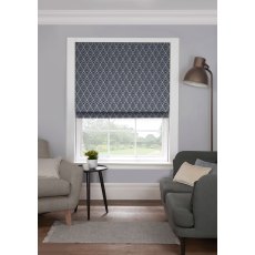 Style Furnishings Made to Measure Roman Blinds Asana - Navy