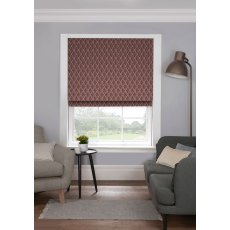 Style Furnishings Made to Measure Roman Blinds Asana - Wine