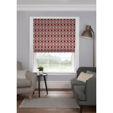 Style Furnishings Made to Measure Roman Blinds Kasian - Red