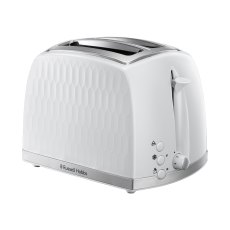 Russell Hobbs Honeycomb 2 Slice Toaster White Russell Hobbs Honeycomb 2 Slice Toaster White