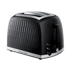 Russell Hobbs Honeycomb 2 Slice Toaster Black Russell Hobbs Honeycomb 2 Slice Toaster Black