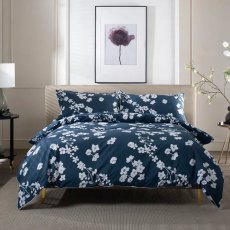 The Lyndon Company Petite Fleure Duvet Cover Set Blue The Lyndon Company Petite Fleure Duvet Cover Set Blue