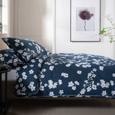 The Lyndon Company Petite Fleure Duvet Cover Set Blue The Lyndon Company Petite Fleure Duvet Cover Set Blue