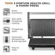 Tower Panini Grill 750w Tower Panini Grill 750w