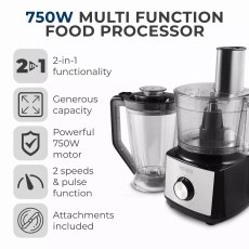 Tower 750w Multi Function Food Processor Tower 750w Multi Function Food Processor