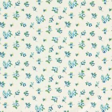 Rosebud Cobalt Matt PVC Fabric Rosebud Cobalt Matt PVC Fabric