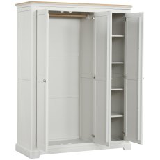 Broadway Triple Wardrobe in Grey Mist Broadway Triple Wardrobe in Grey Mist
