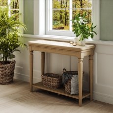 Broadway Console Table in Oak