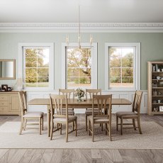 Broadway Large Extending Dining Table in Oak