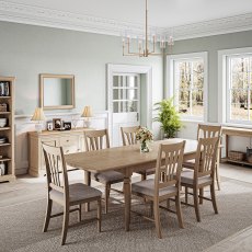 Broadway Large Extending Dining Table in Oak