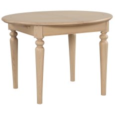 Broadway Round Extending Dining Table in Oak