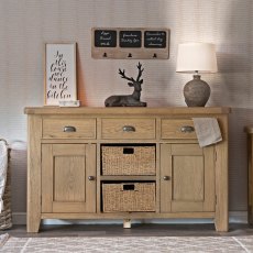 Heritage Large Sideboard with Baskets Heritage Large Sideboard with Baskets