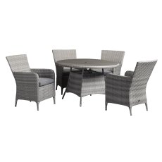 Norfolk & Co Brancaster 4 Seater Round Dining Set